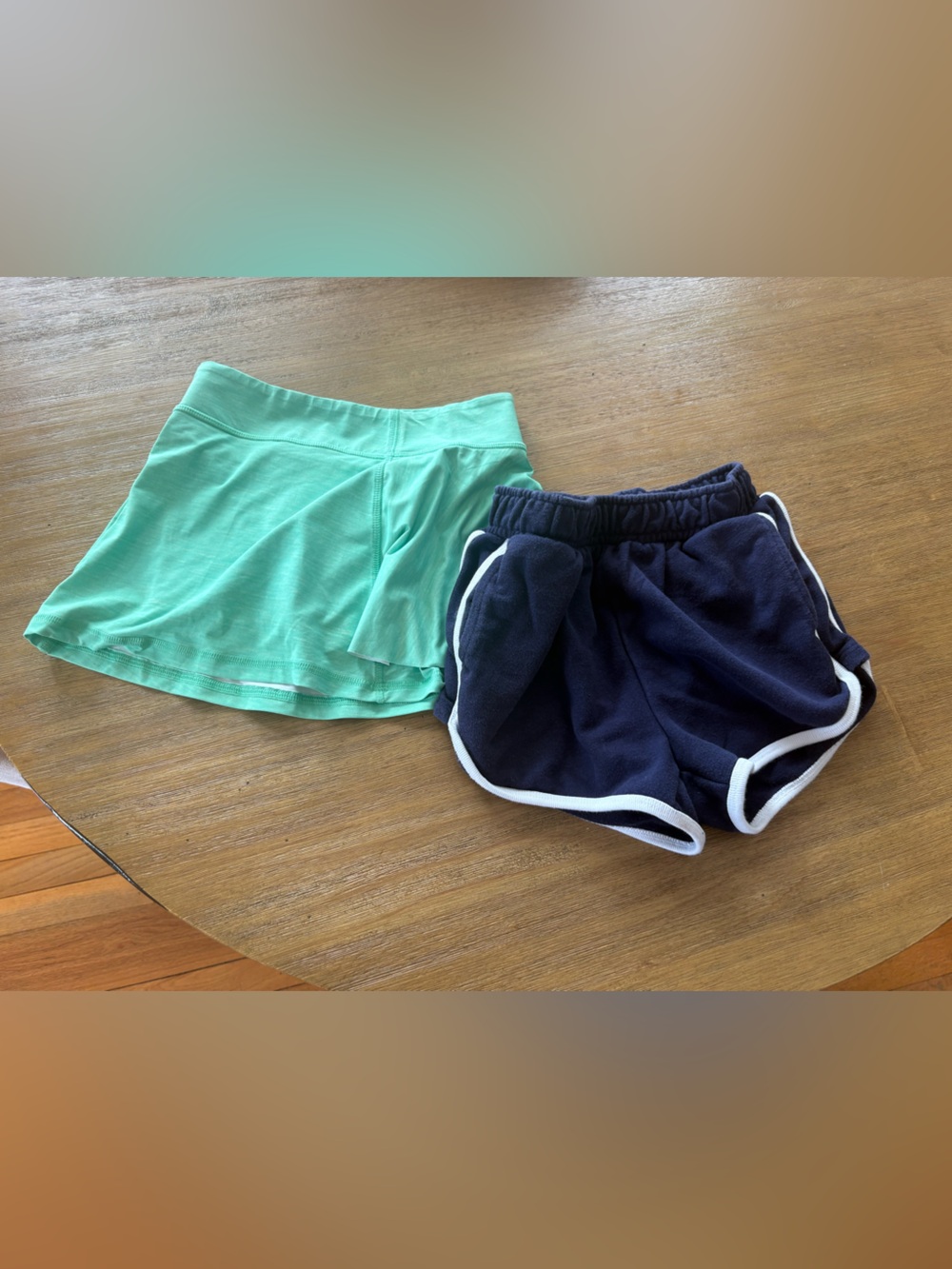 GAP Kids Navy Shorts & Mint Tennis Skort  size S 6/7